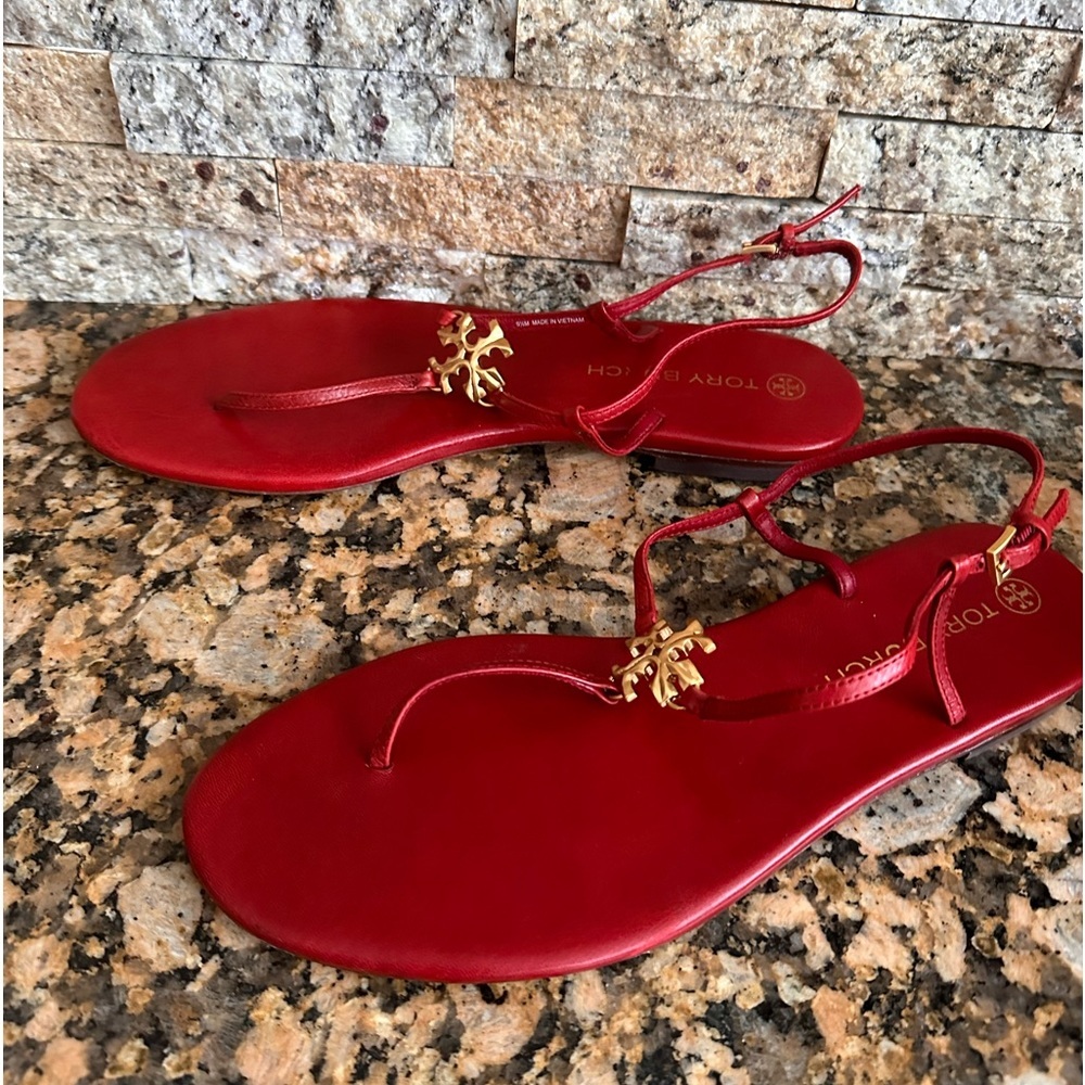 Tory Burch Capri Ankle Strap Sandal - Picture 3 of 7